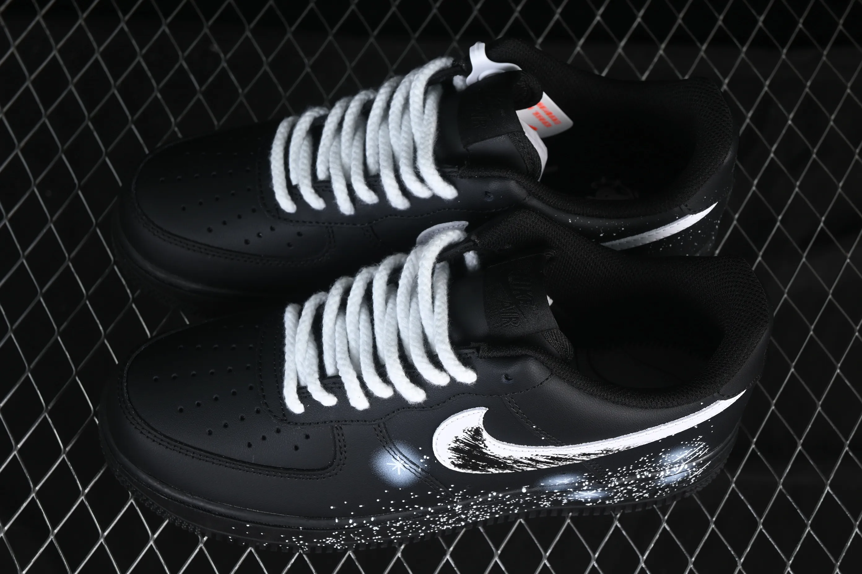 All categories Nk Air Force 1 Air Force series Nk Air Force 1 Low Air Force low top Nike Air Force 1'07 Low Two-dimensional theme Black space Air Force 1 low-top casual sneakers ZH0316-101